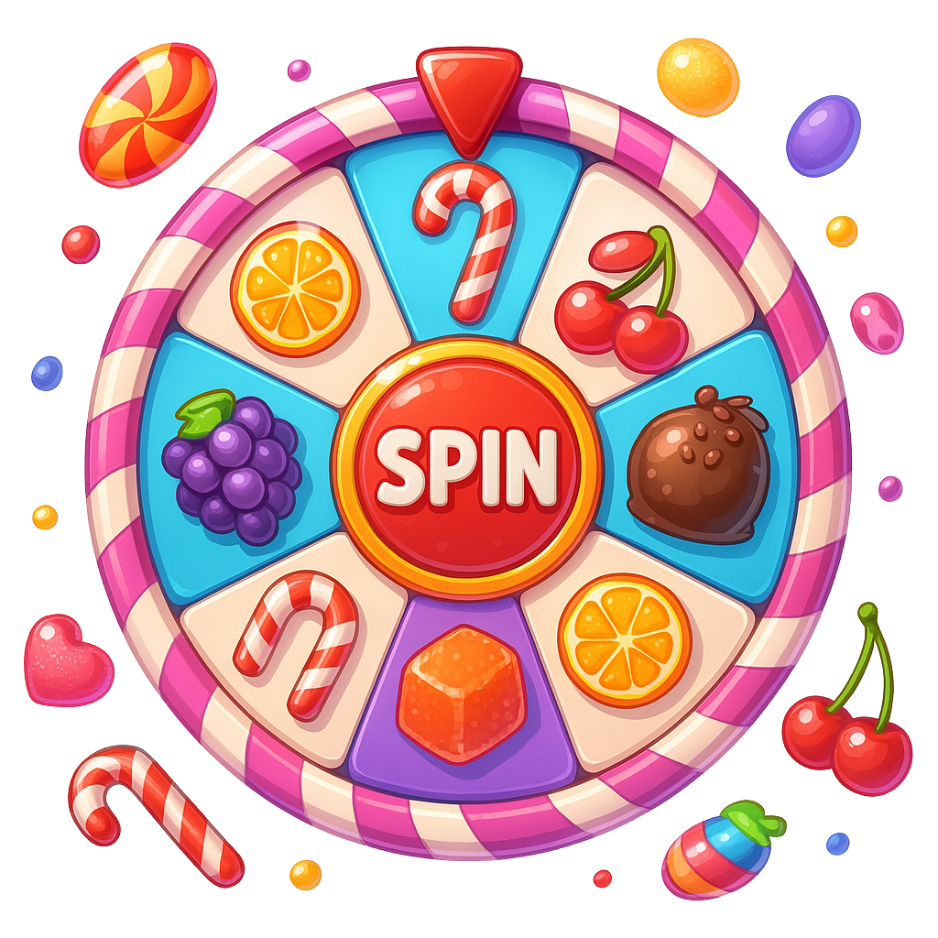 Colorful slot wheel